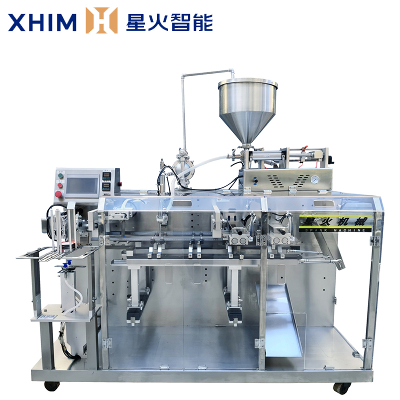 水平式液體包裝機(jī)-自動化預(yù)制袋包裝機(jī)